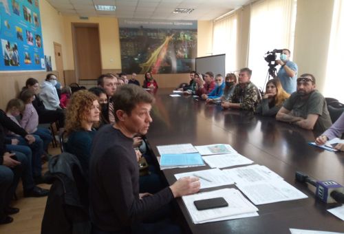 Встреча с жителями по вопросу использования земельных участков в п.Краснознаменский
